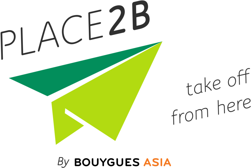 Логотип Place2 B Asia Шпалери