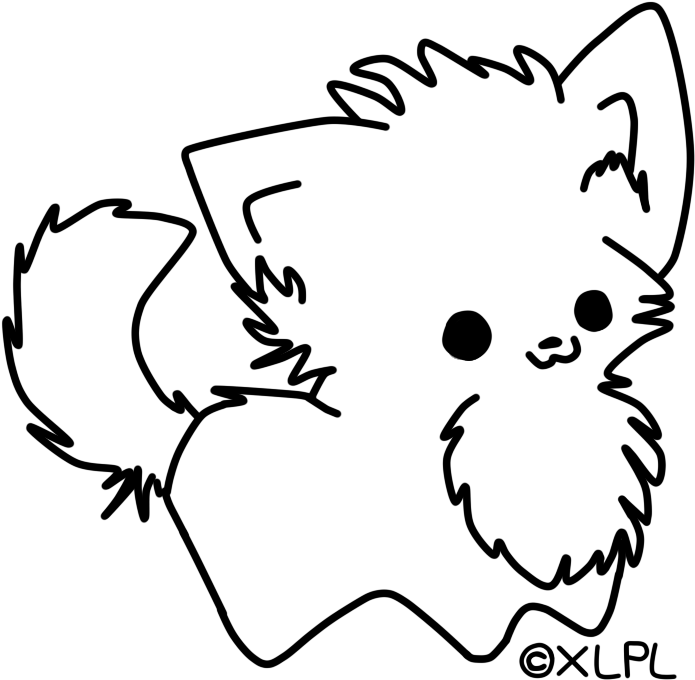 Милий ескізний малюнок кота.PNG Шпалери