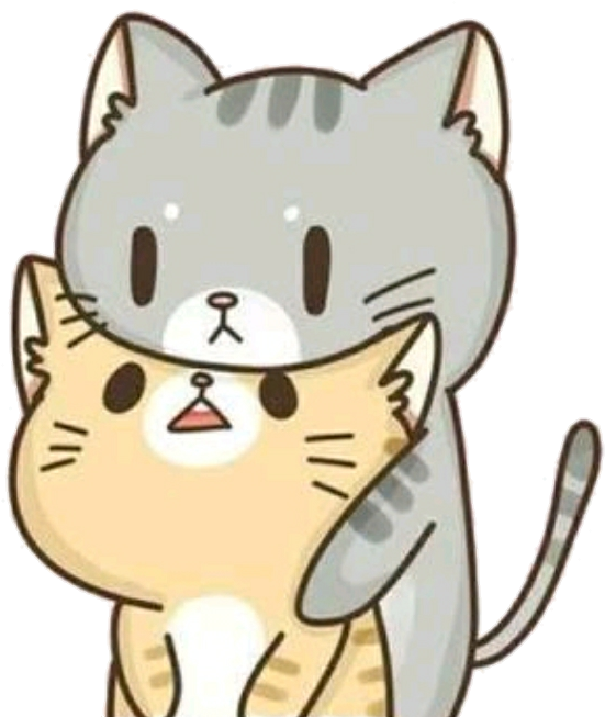 Милий смугастий кавайний котик.PNG Шпалери