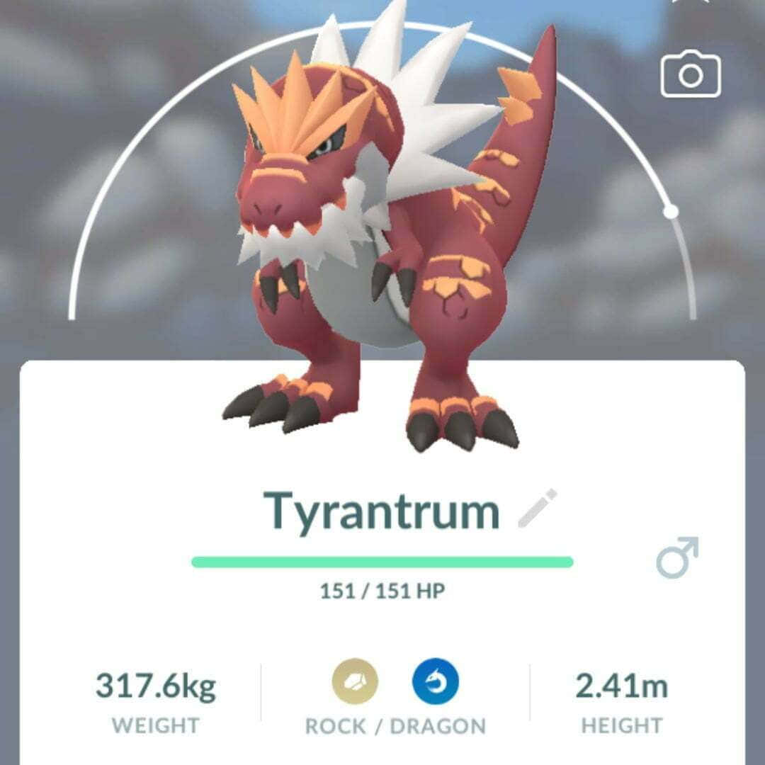 Характеристики Тирантрума в Pokemon Go Шпалери