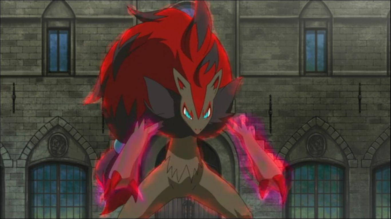 Зороарк в аніме Pokémon Шпалери