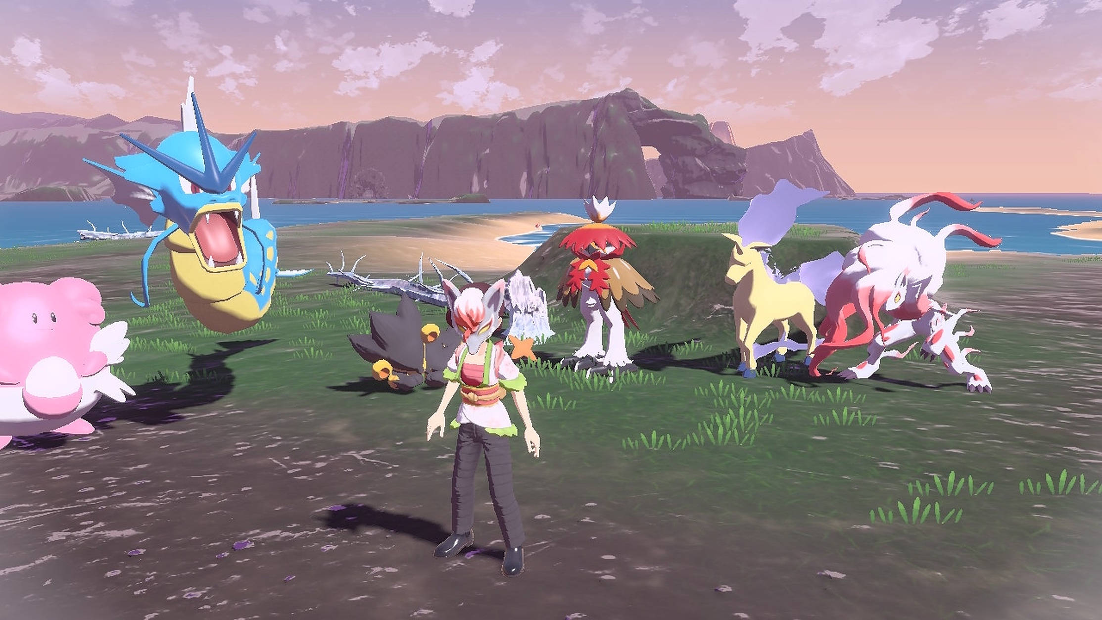 Pokemon Legends Arceus узбережжя Шпалери