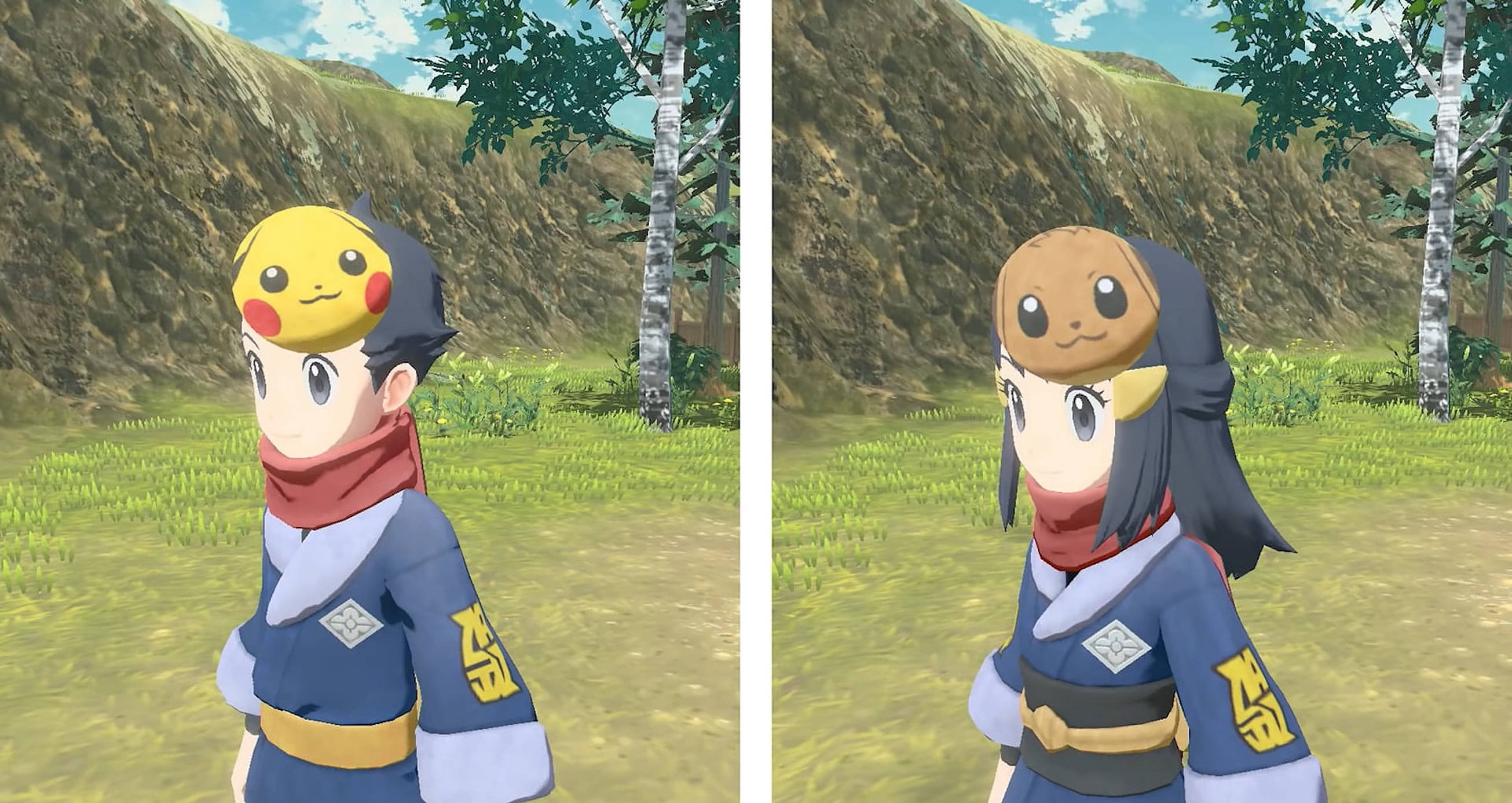 Pokemon Legends Arceus Коллаж Шпалери