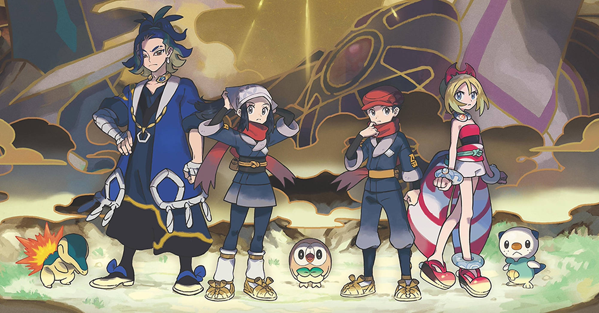 Pokémon Legends: Arceus вигадані персонажі Шпалери