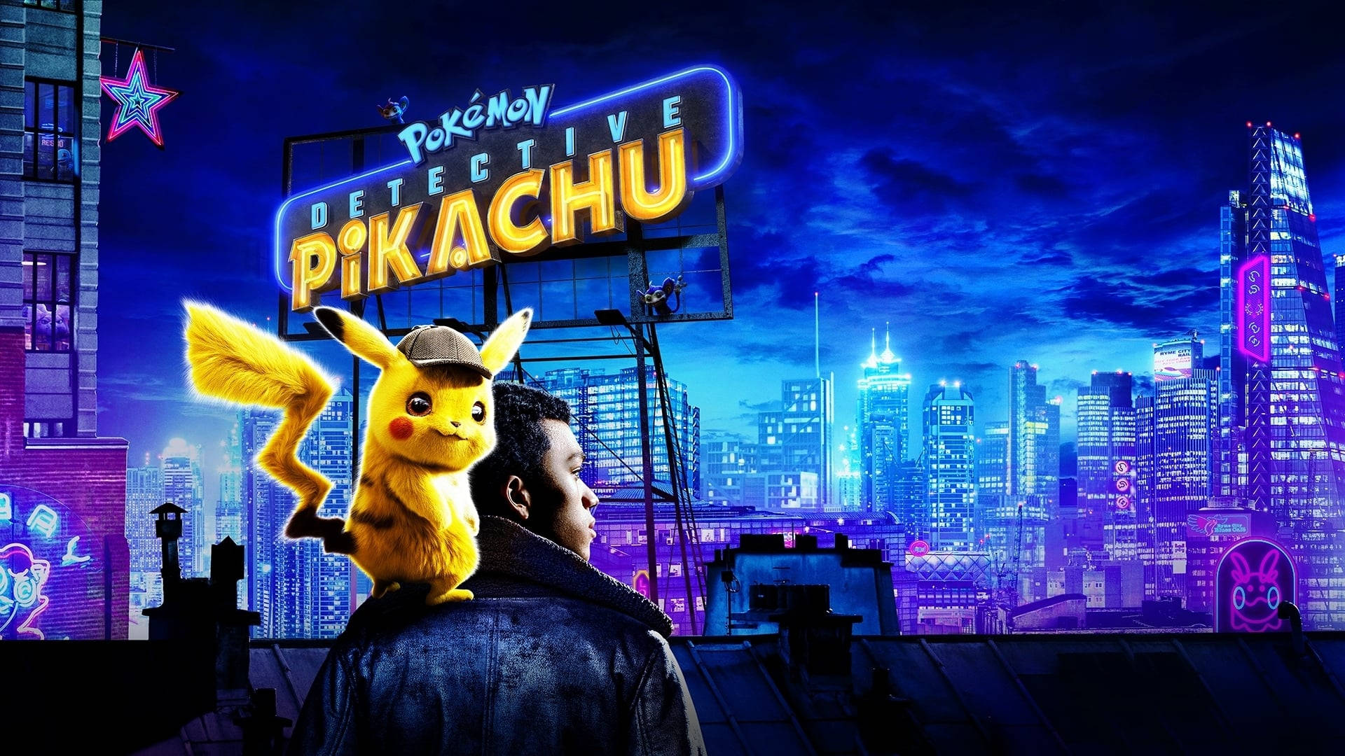 Pokemon Детектив Пікачу Джастіс Сміт Шпалери