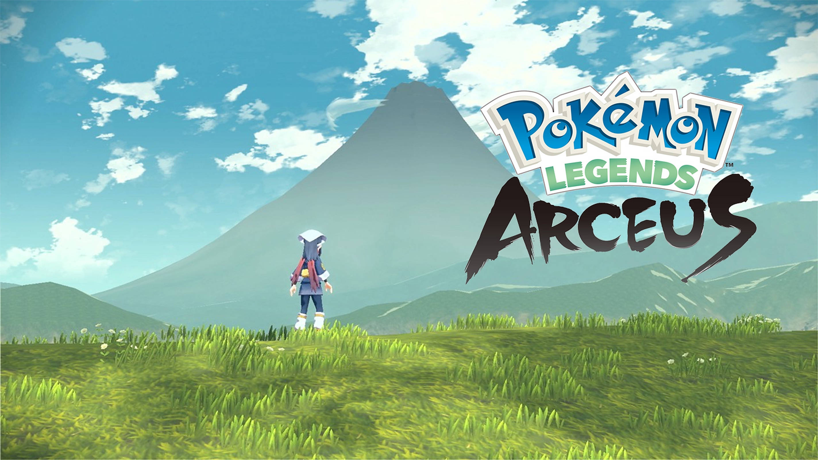 Pokémon Legends Arceus гірський краєвид Шпалери
