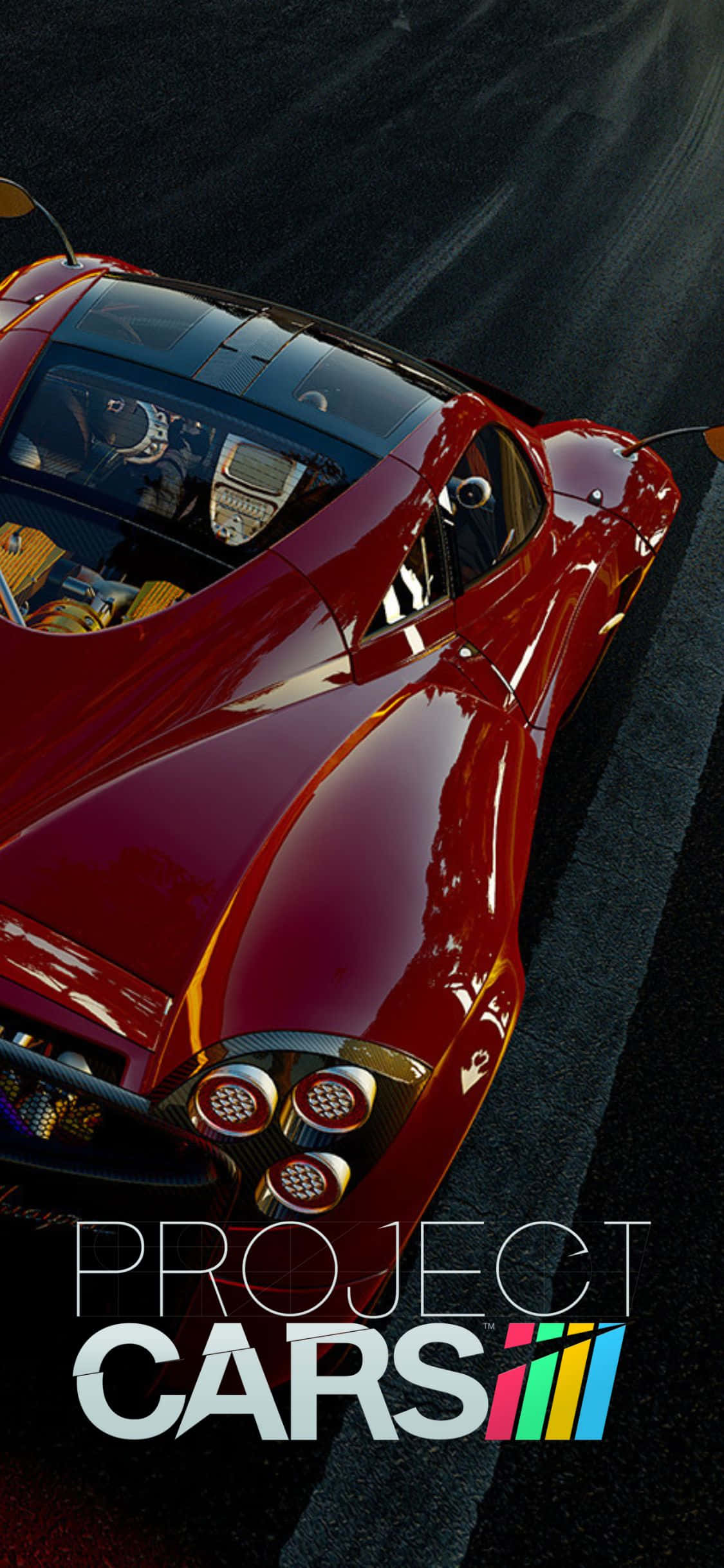 Поднимите свою игру на новый уровень с Project Cars на iPhone XS Шпалери