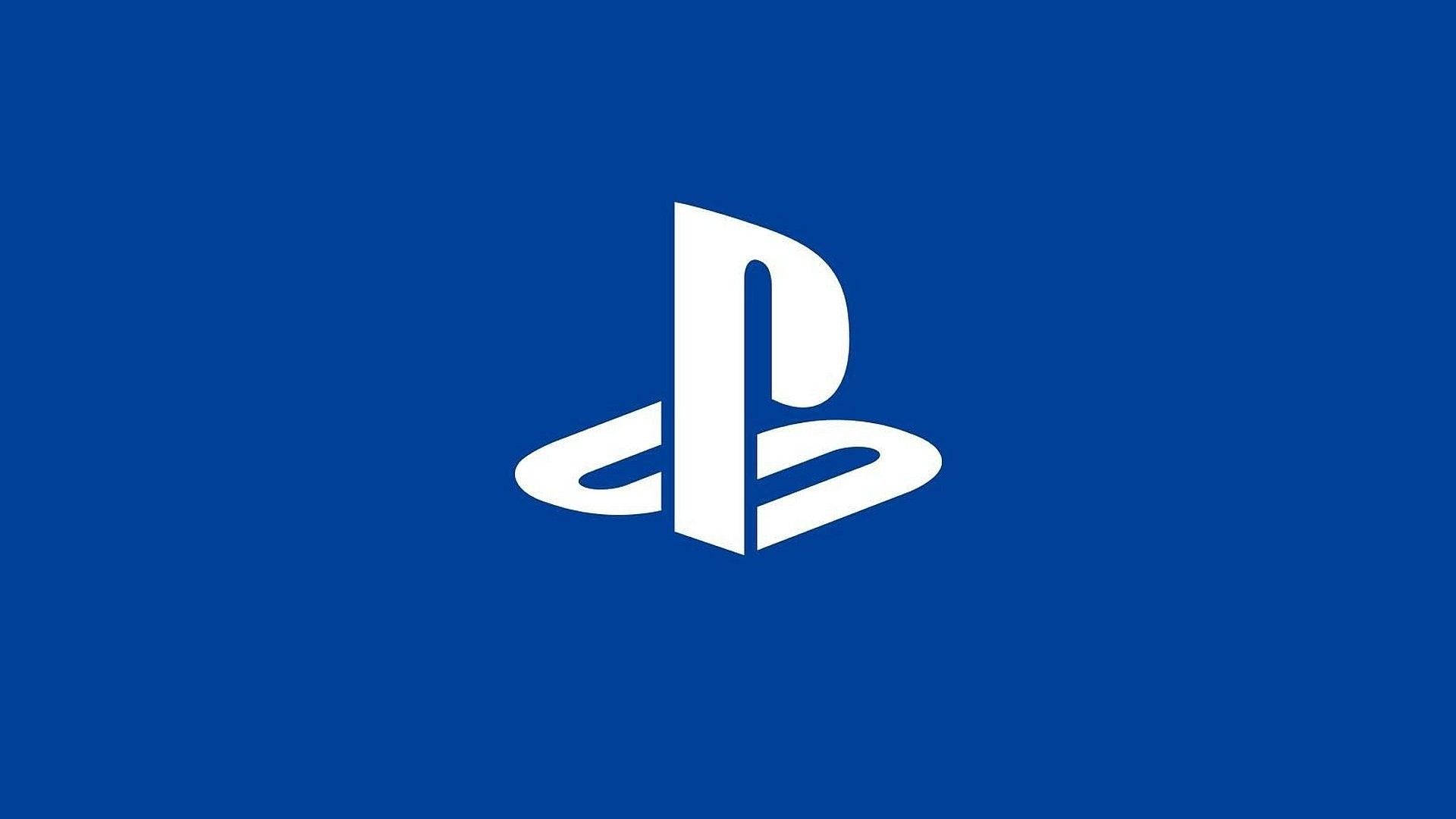 Глибокий синій логотип PS4 Шпалери
