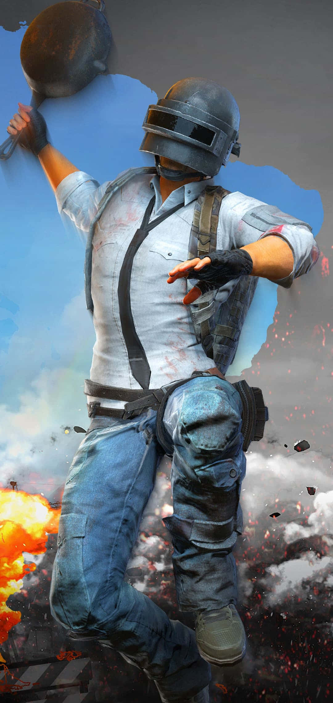PUBG Conqueror Сковорода Шпалери