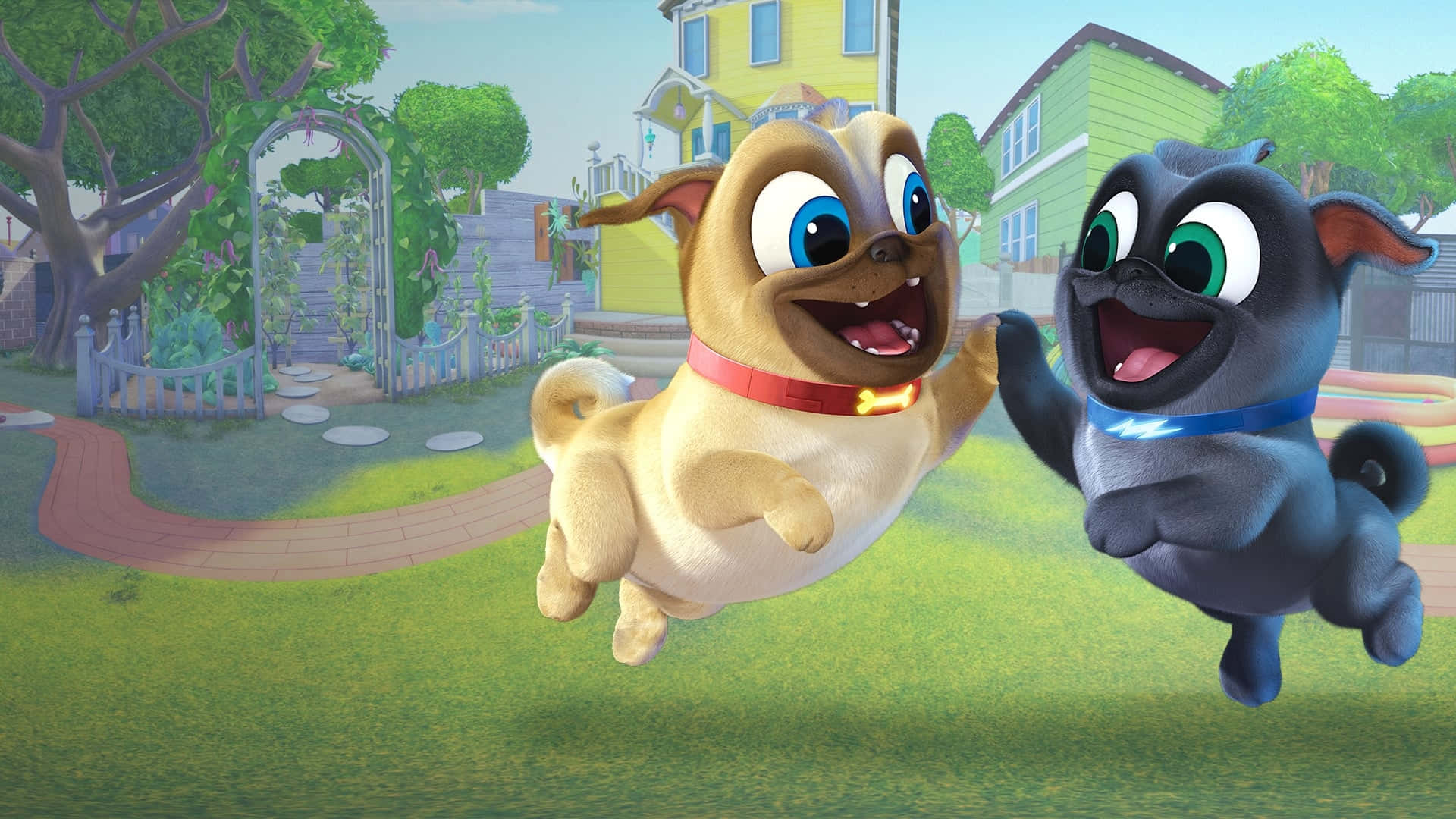 Puppy Dog Pals Відбий п'ять Шпалери