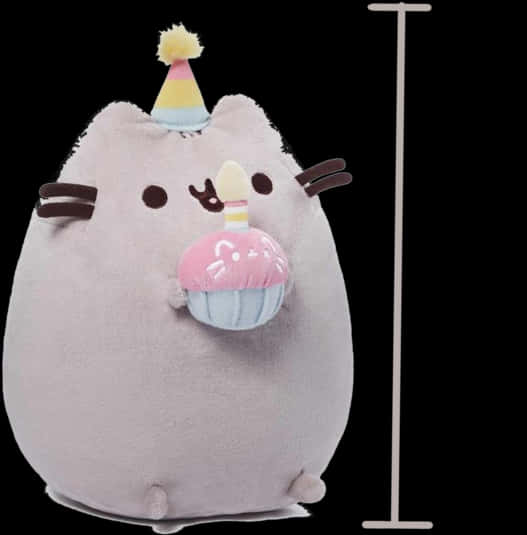 Плюшевая игрушка Pusheen на праздник Шпалери