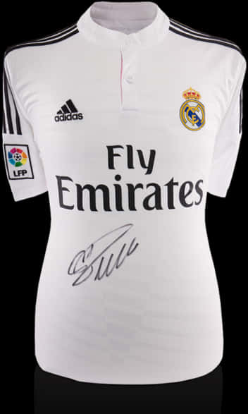 Автентична футболка Real Madrid Adidas з автографом Шпалери