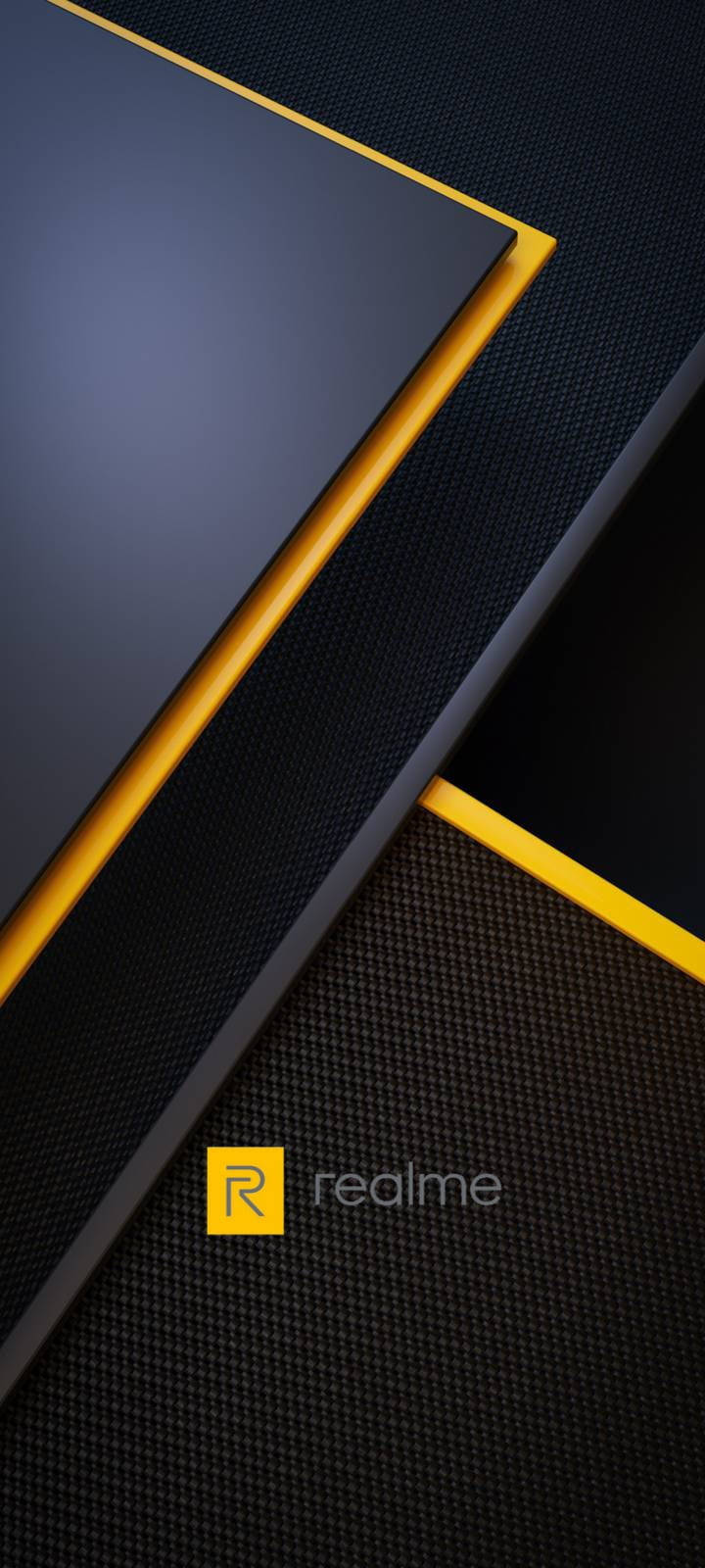 Современный абстрактный логотип Realme Шпалери