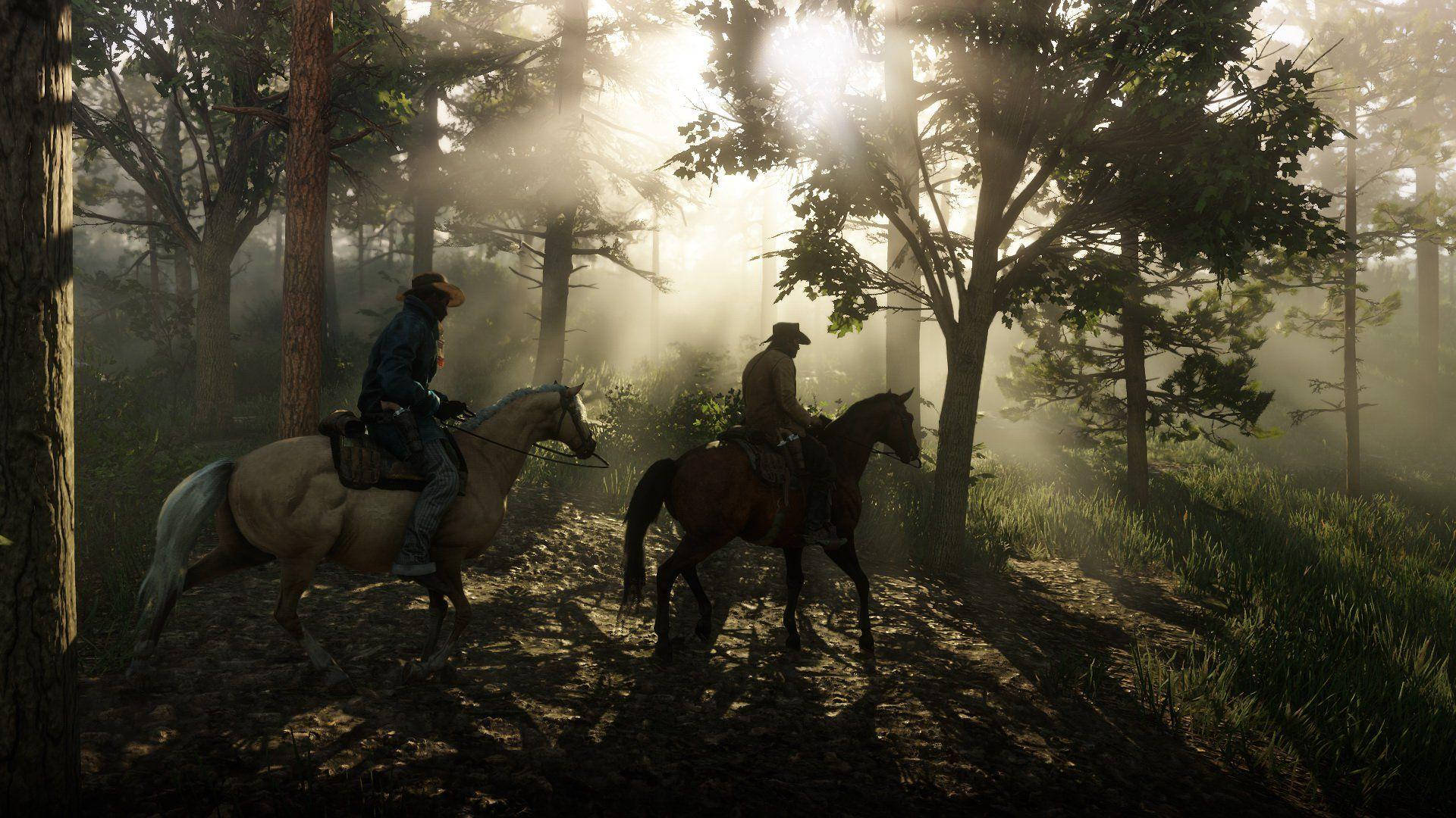 Red Dead Redemption 2 4K Подорож Шпалери