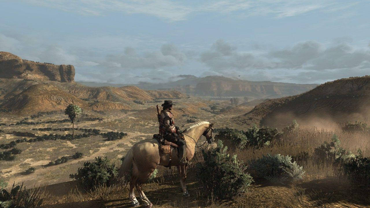 Red Dead Redemption 2 4K Пустельна місцевість Шпалери