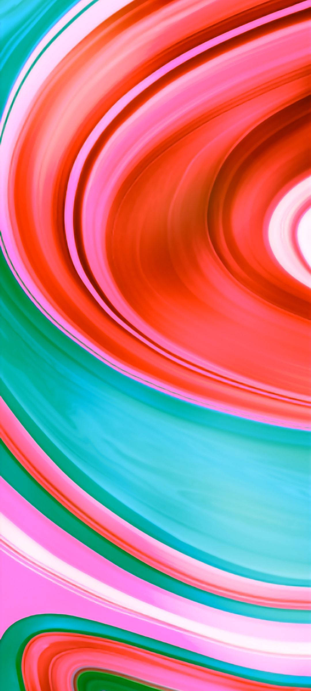 Redmi 9 разноцветный завиток Шпалери