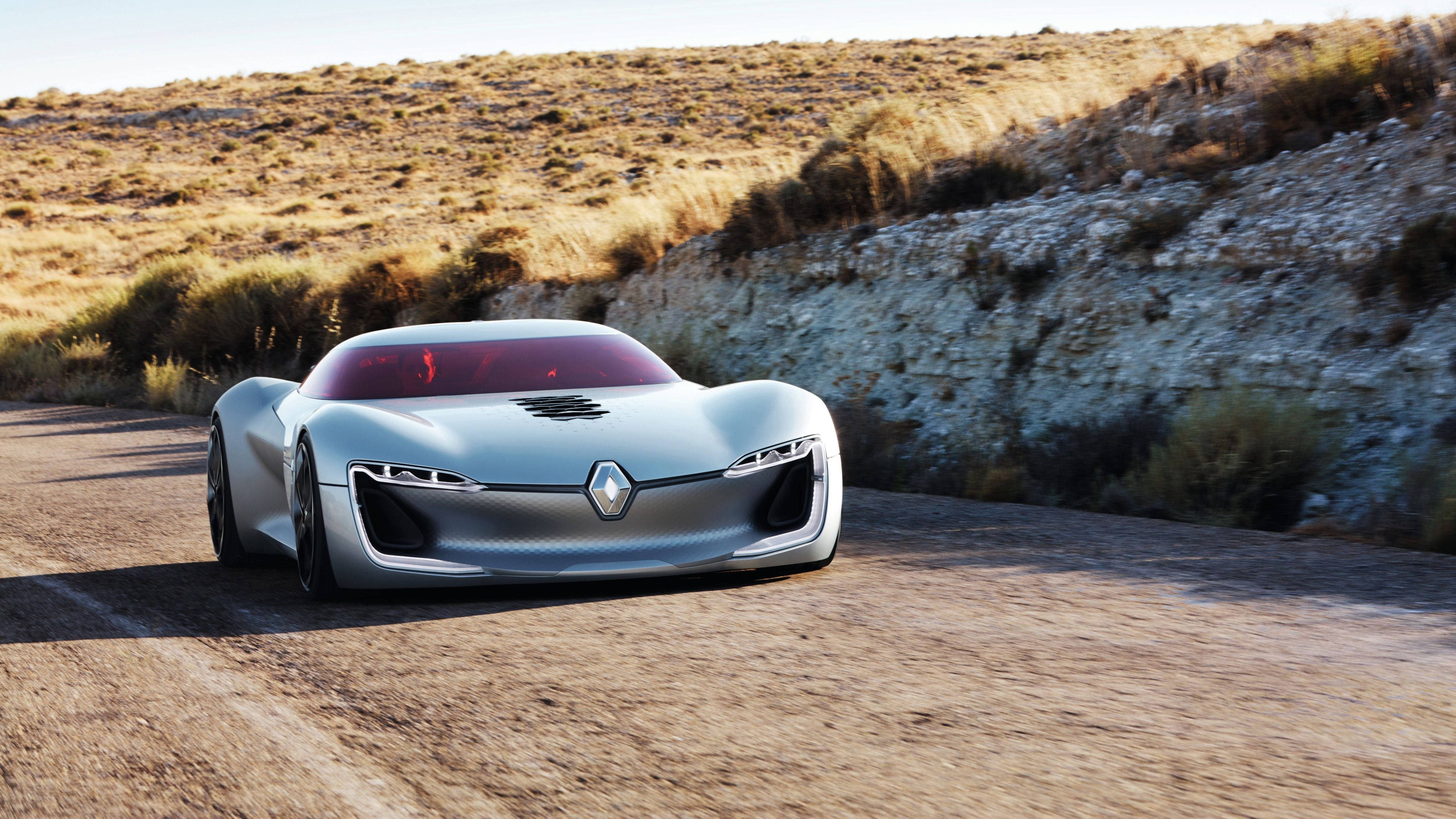 Концепт-кар Renault Trezor виїжджає на дорогу Шпалери