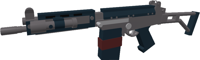 Виртуальная модель пистолета в стиле Roblox Шпалери