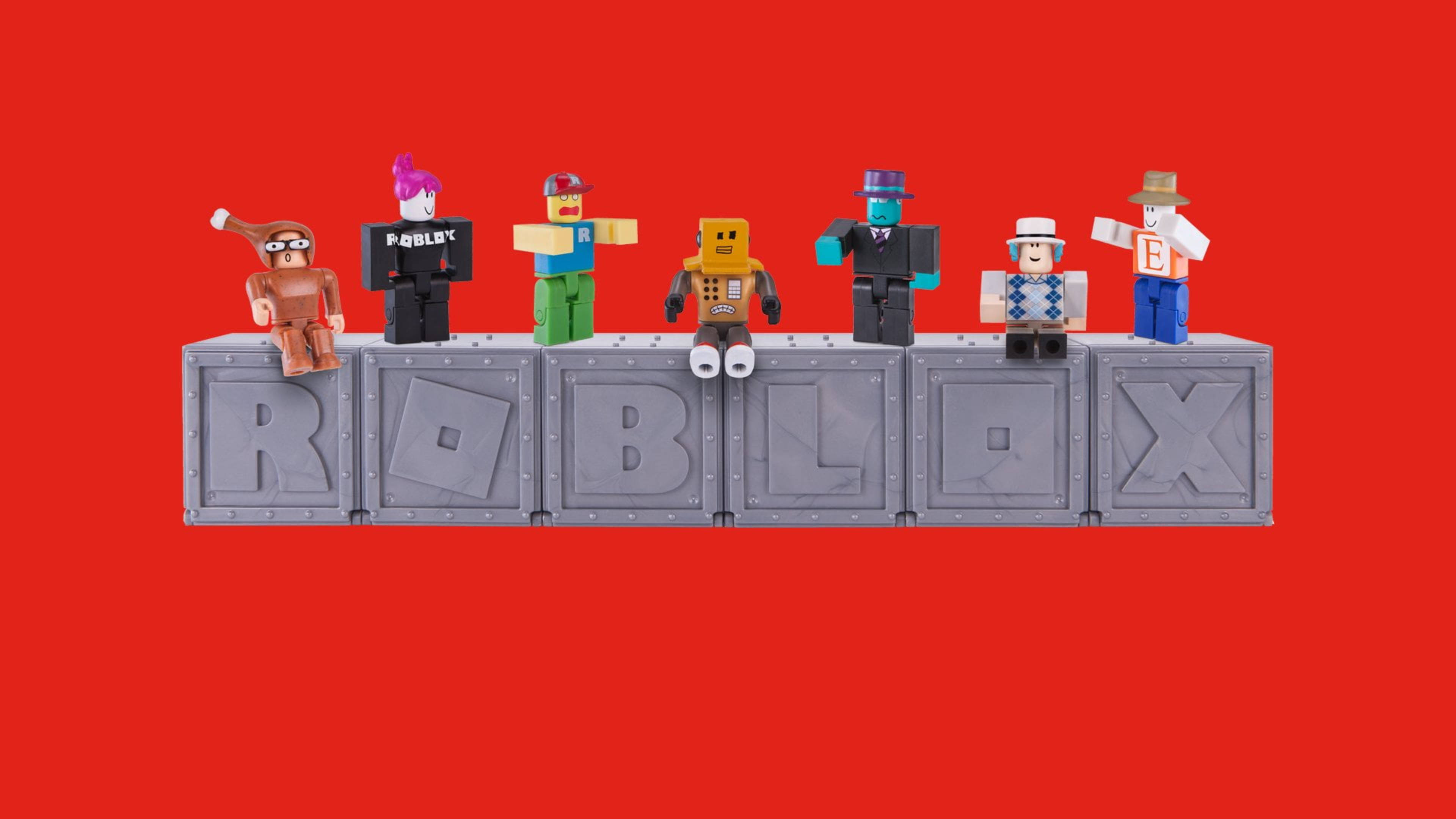 Roblox 4K іграшкові фігурки Шпалери