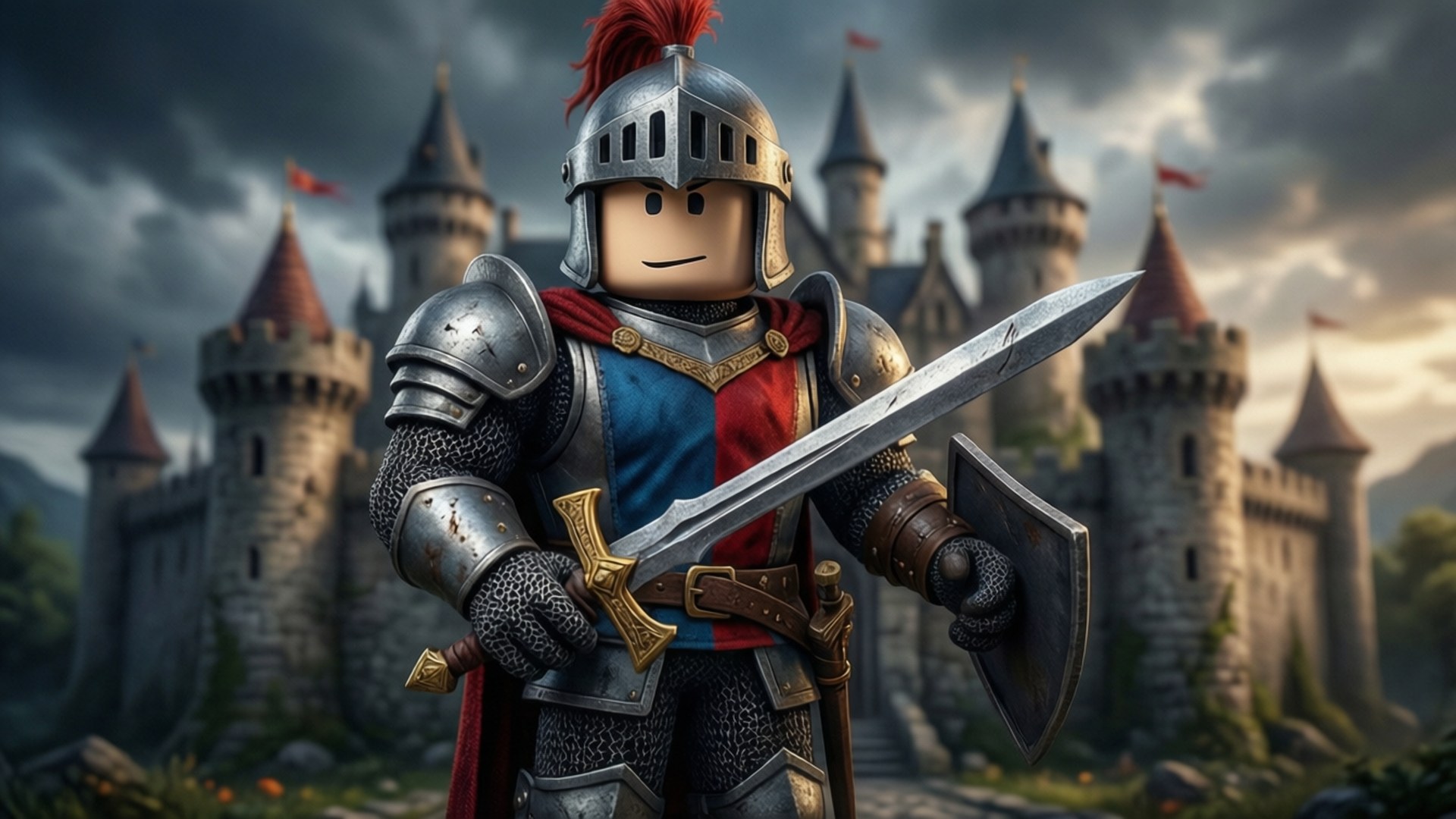 Roblox Середньовічний лицар Шпалери