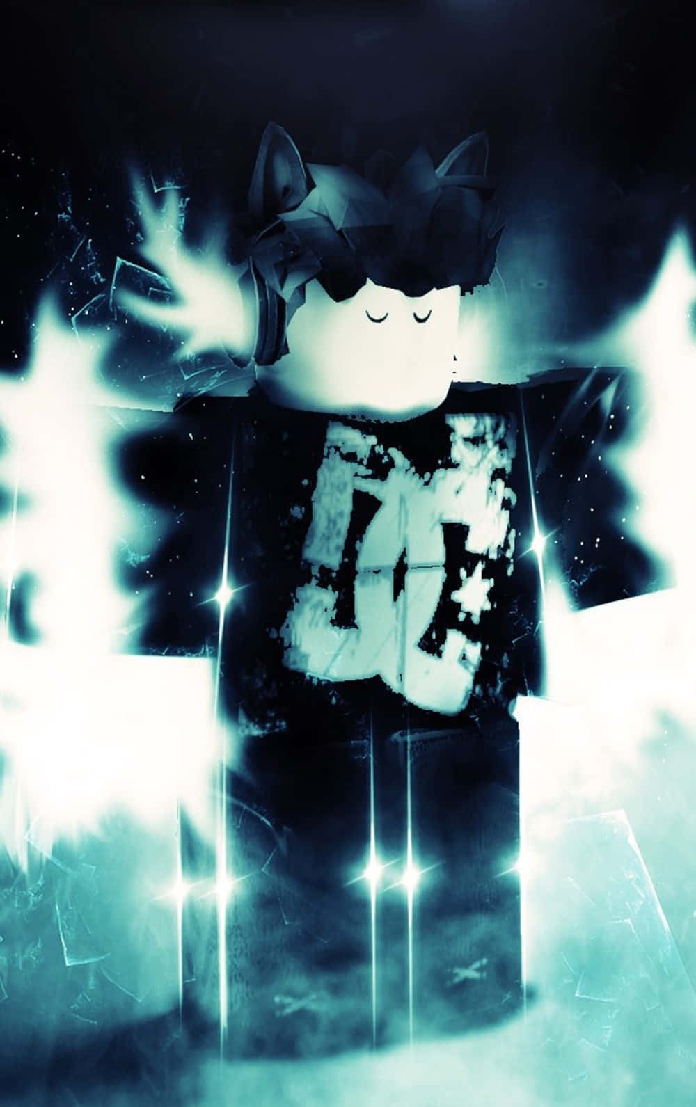Roblox Emo DC персонаж iPhone Шпалери