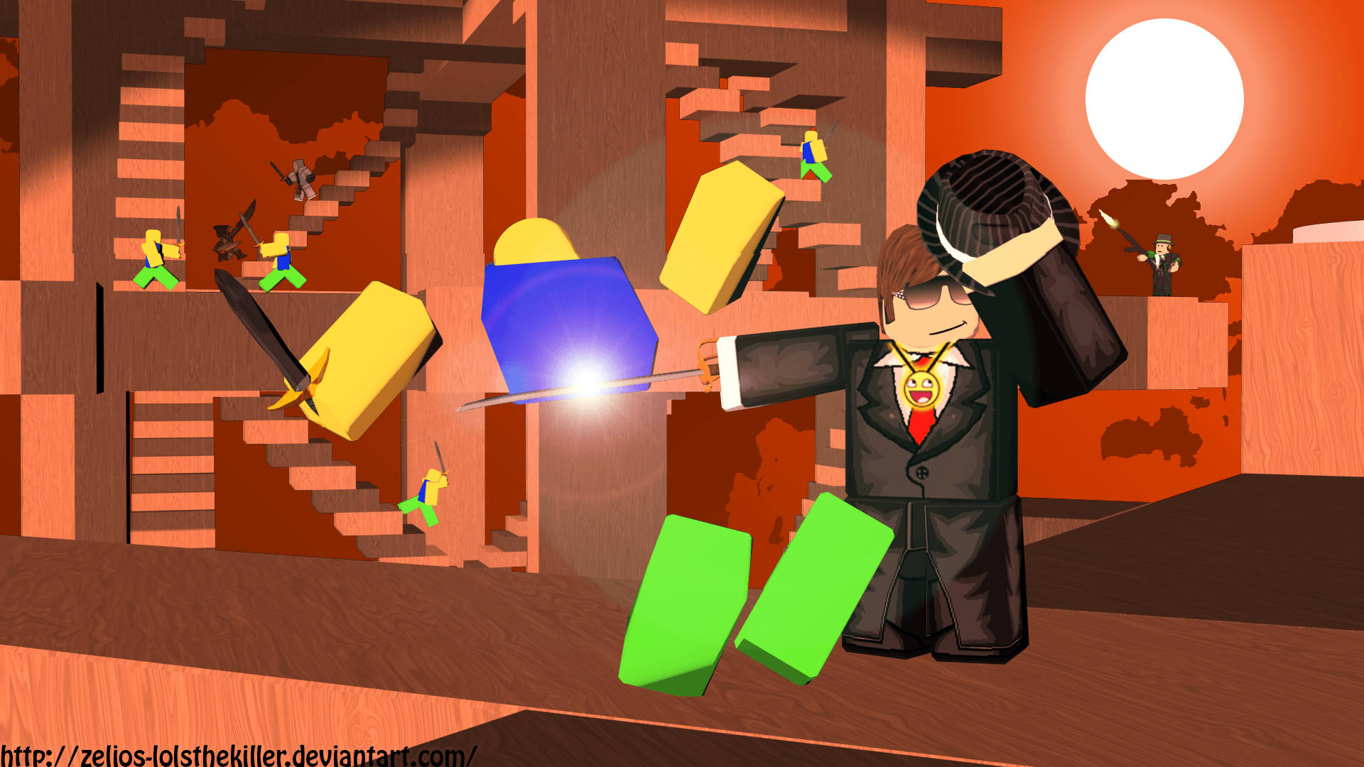 «Грай у свою улюблену гру стильно з аватаром у смокінгу в Roblox!» Шпалери
