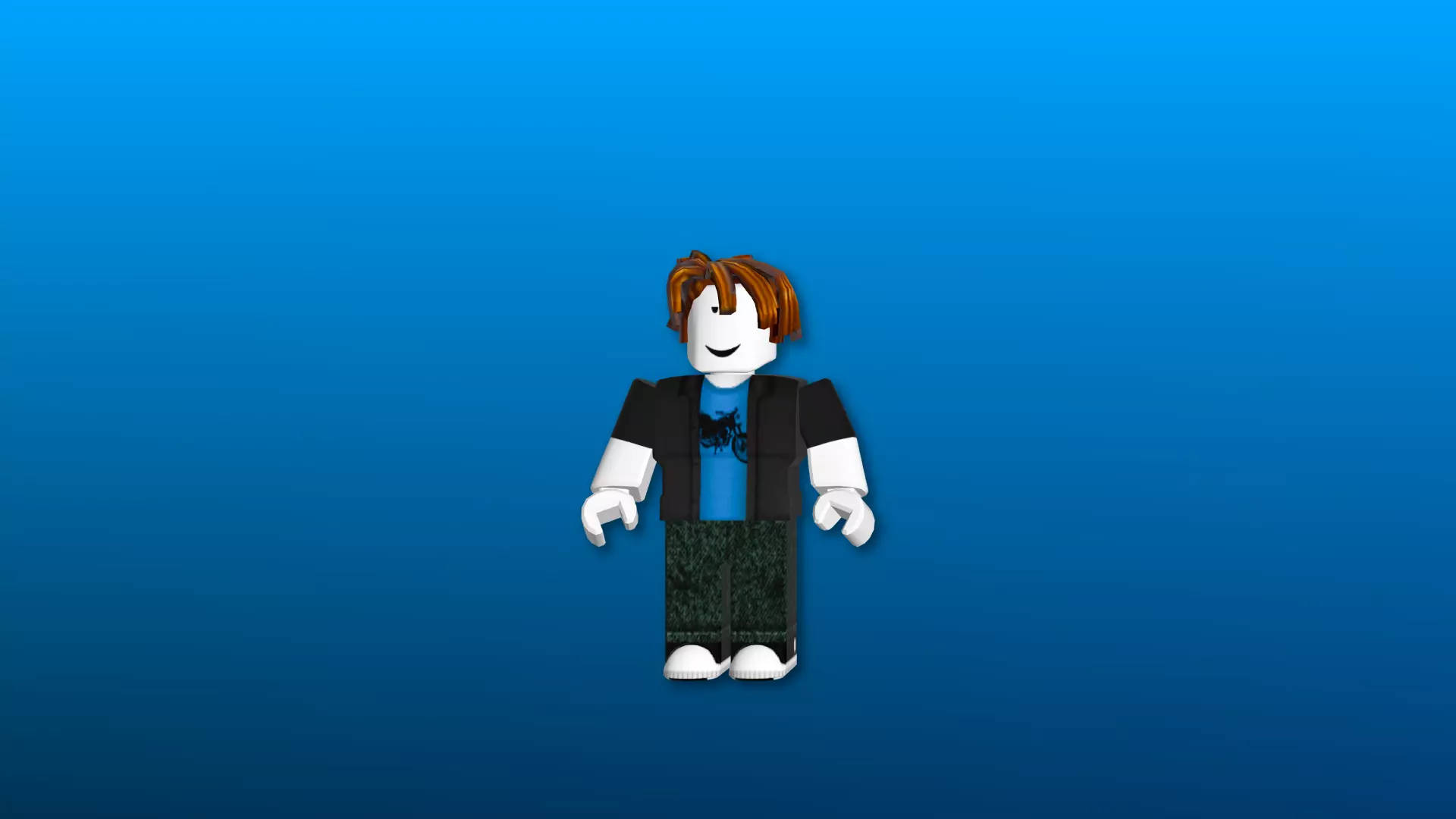 Аватар Roblox синій Шпалери