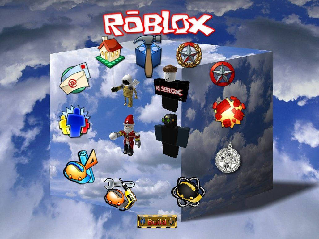 Культове зображення, що відображає силу Roblox Шпалери