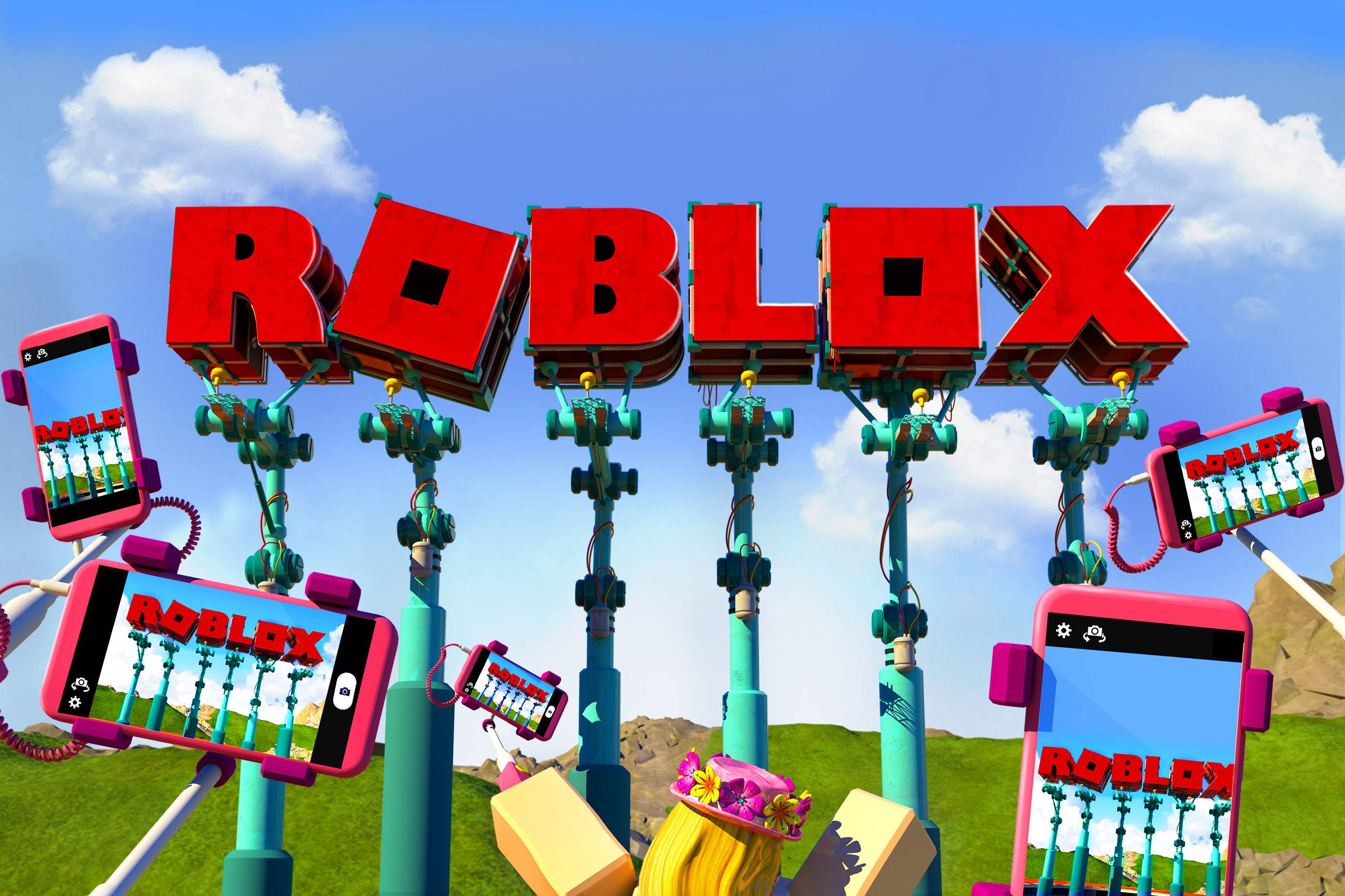 Досліджуйте віртуальні світи з Roblox Шпалери