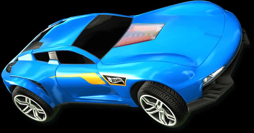 Синій автомобіль Rocket League у рендері Шпалери