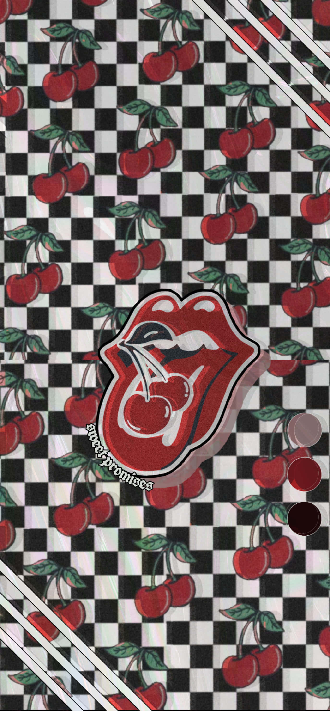 rolling stones вишневый клетчатый клетчатый клетчатый Шпалери