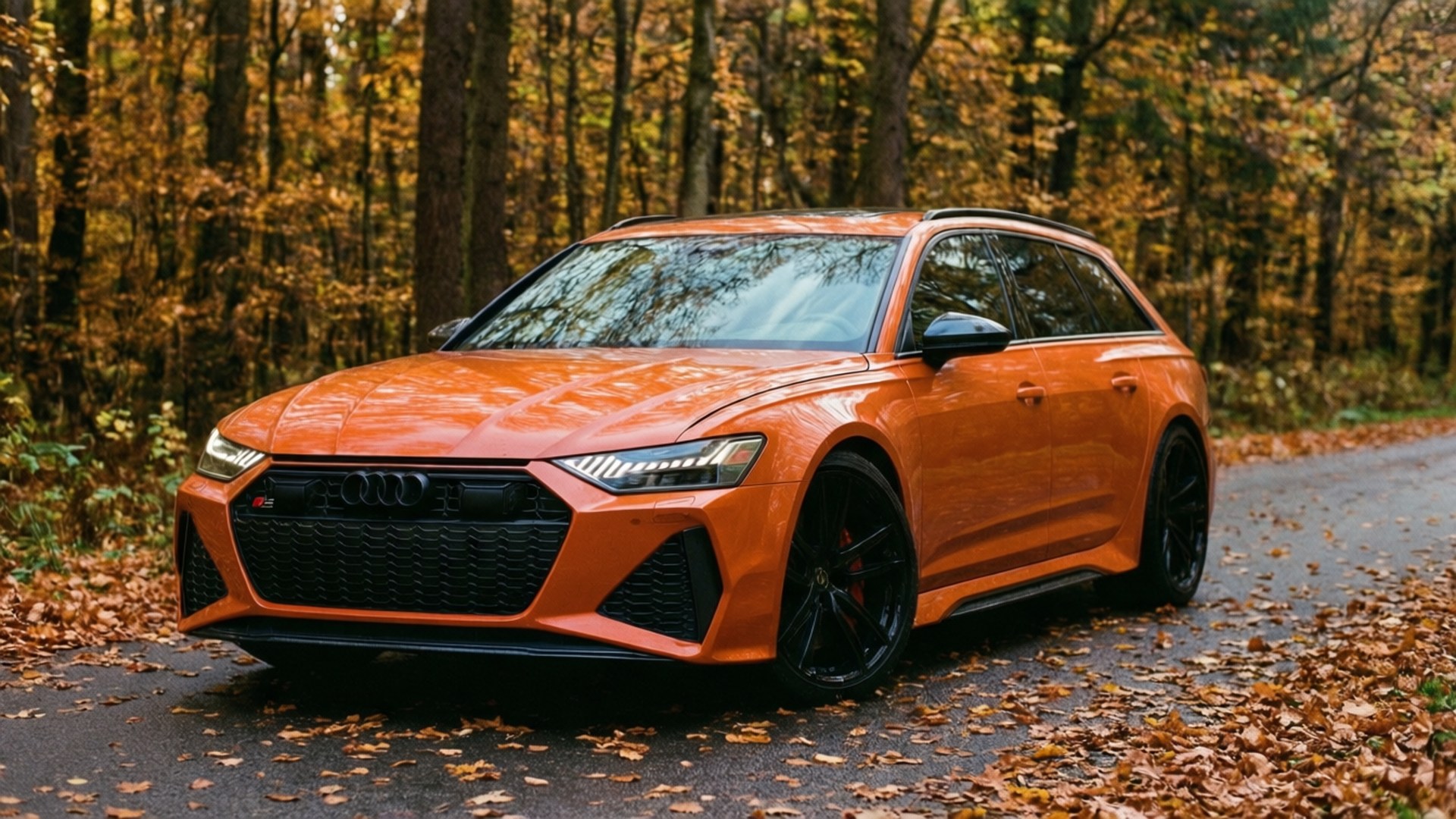Осінній RS6 Шпалери