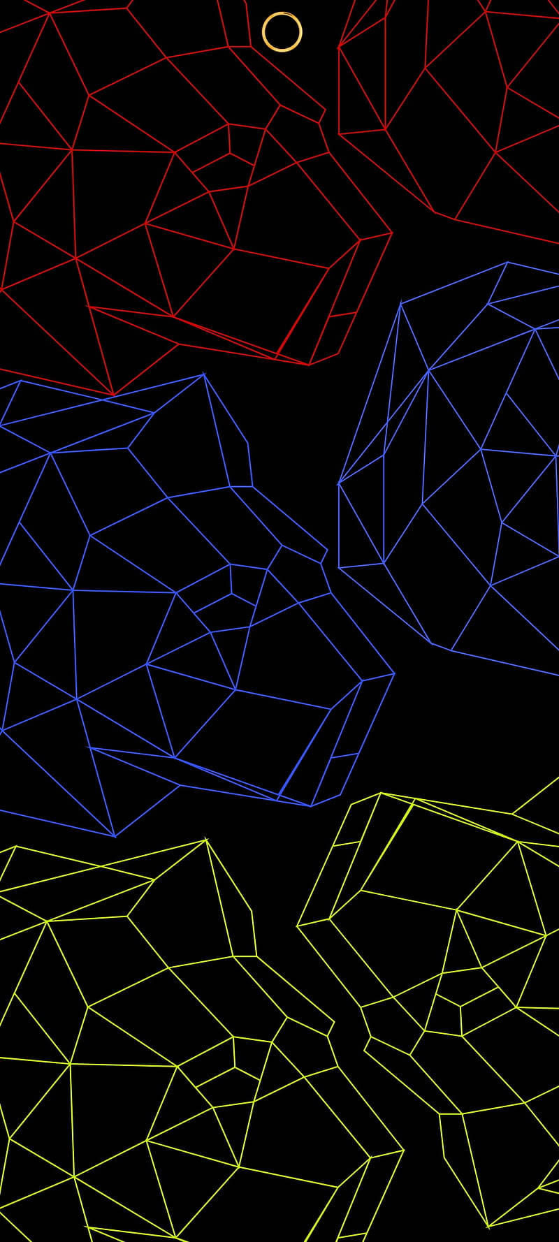 Samsung A71 3D Polygons Шпалери