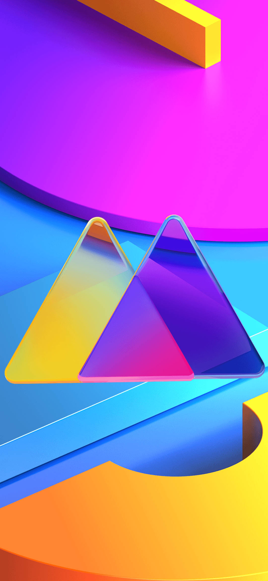 Samsung Mobile абстрактные формы Шпалери