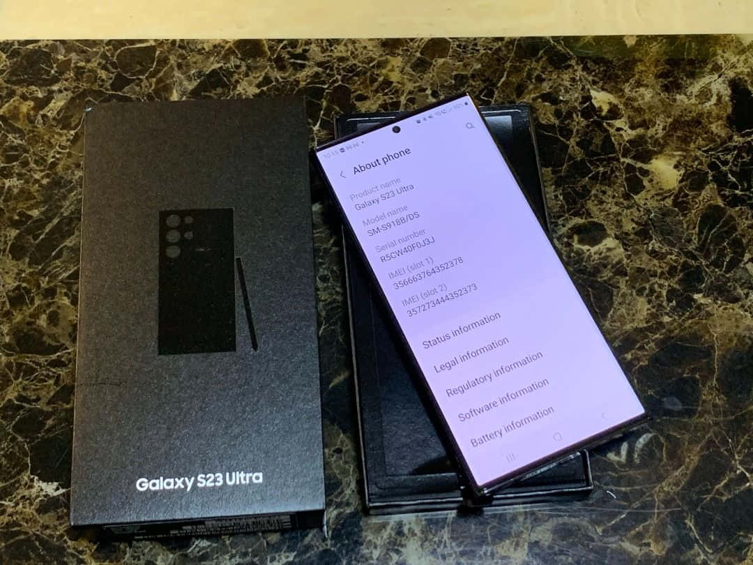 Распаковка Samsung S23 Ultra і детали Шпалери