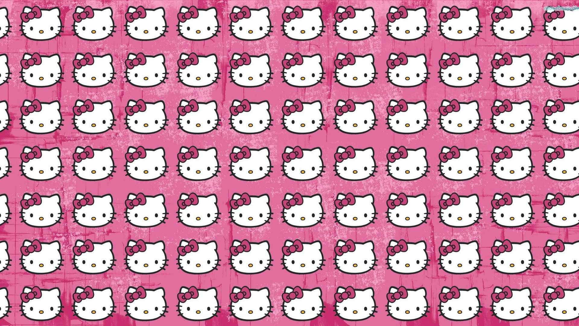 Наслаждайтесь волшебным миром счастья с Sanrio Шпалери