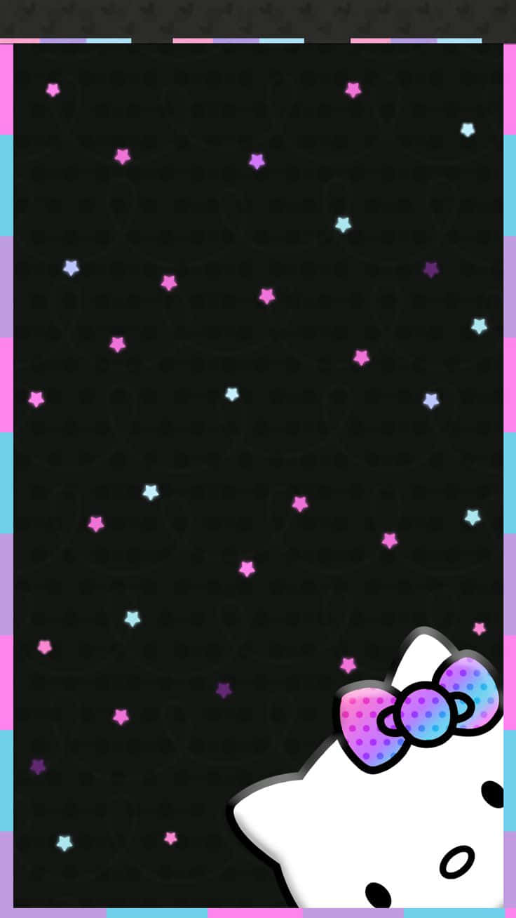 Черний телефон Sanrio Шпалери