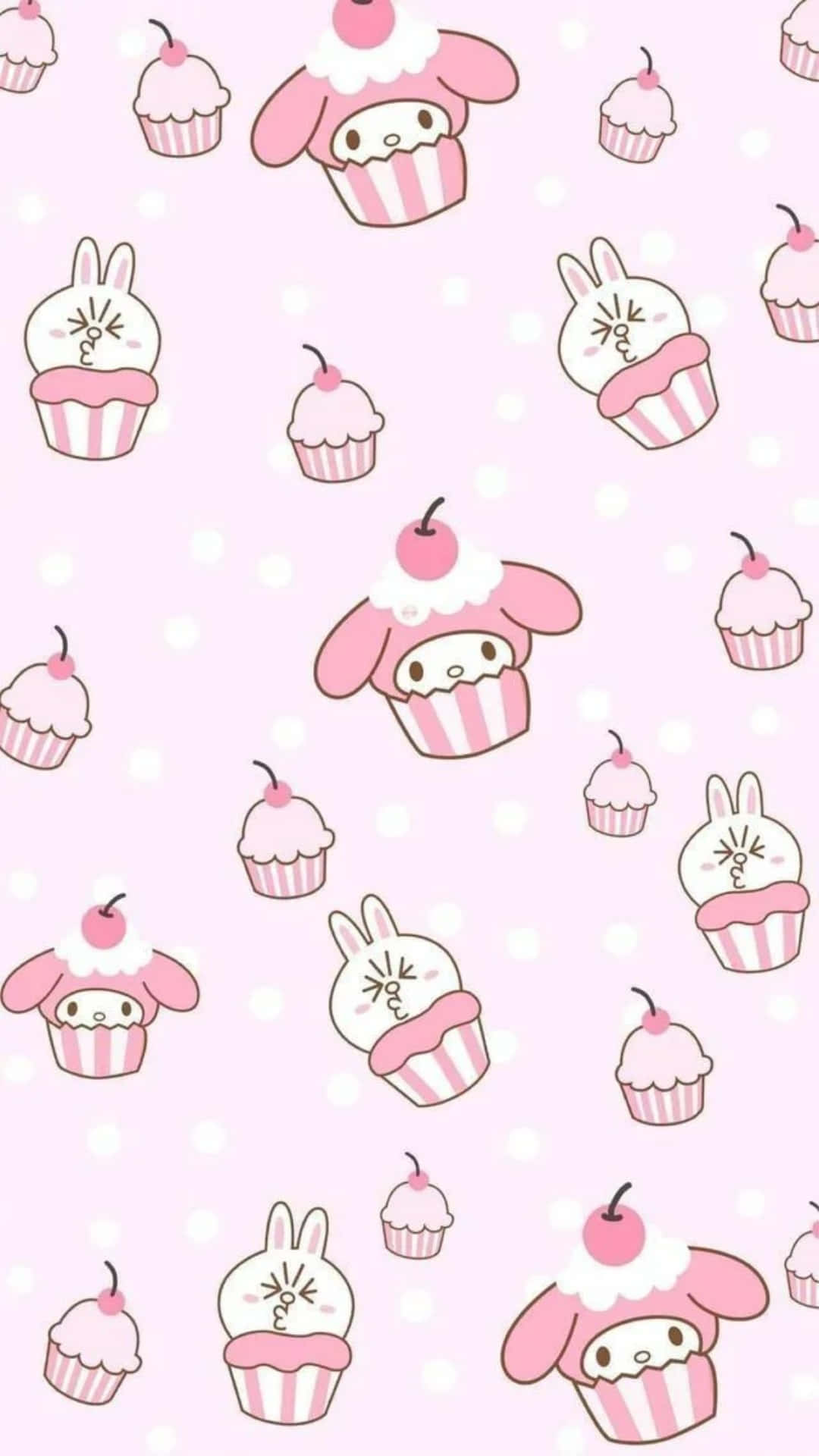 Милый набор персонажей Sanrio Шпалери