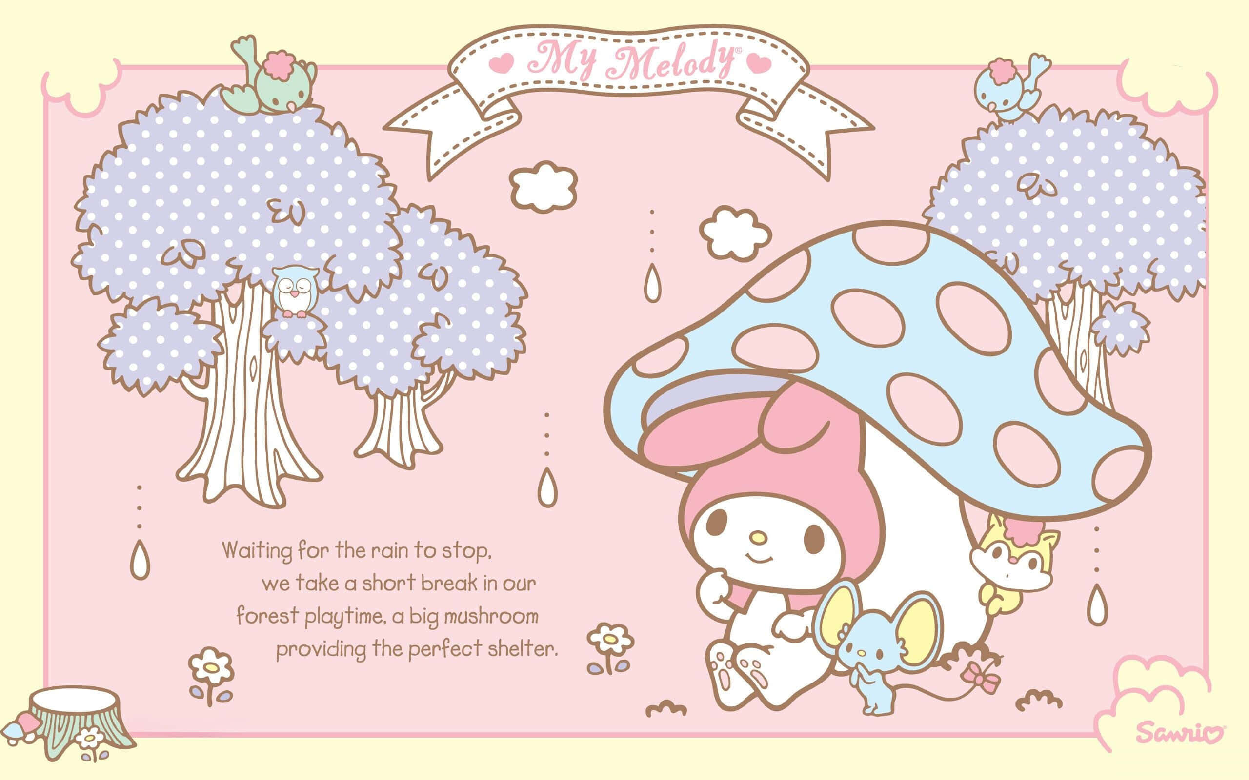 Готуйтеся до веселого дня з Sanrio! Шпалери