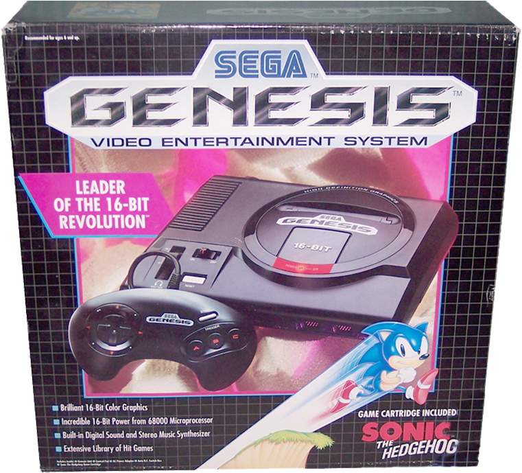 Коробка консолі Sega Genesis Шпалери