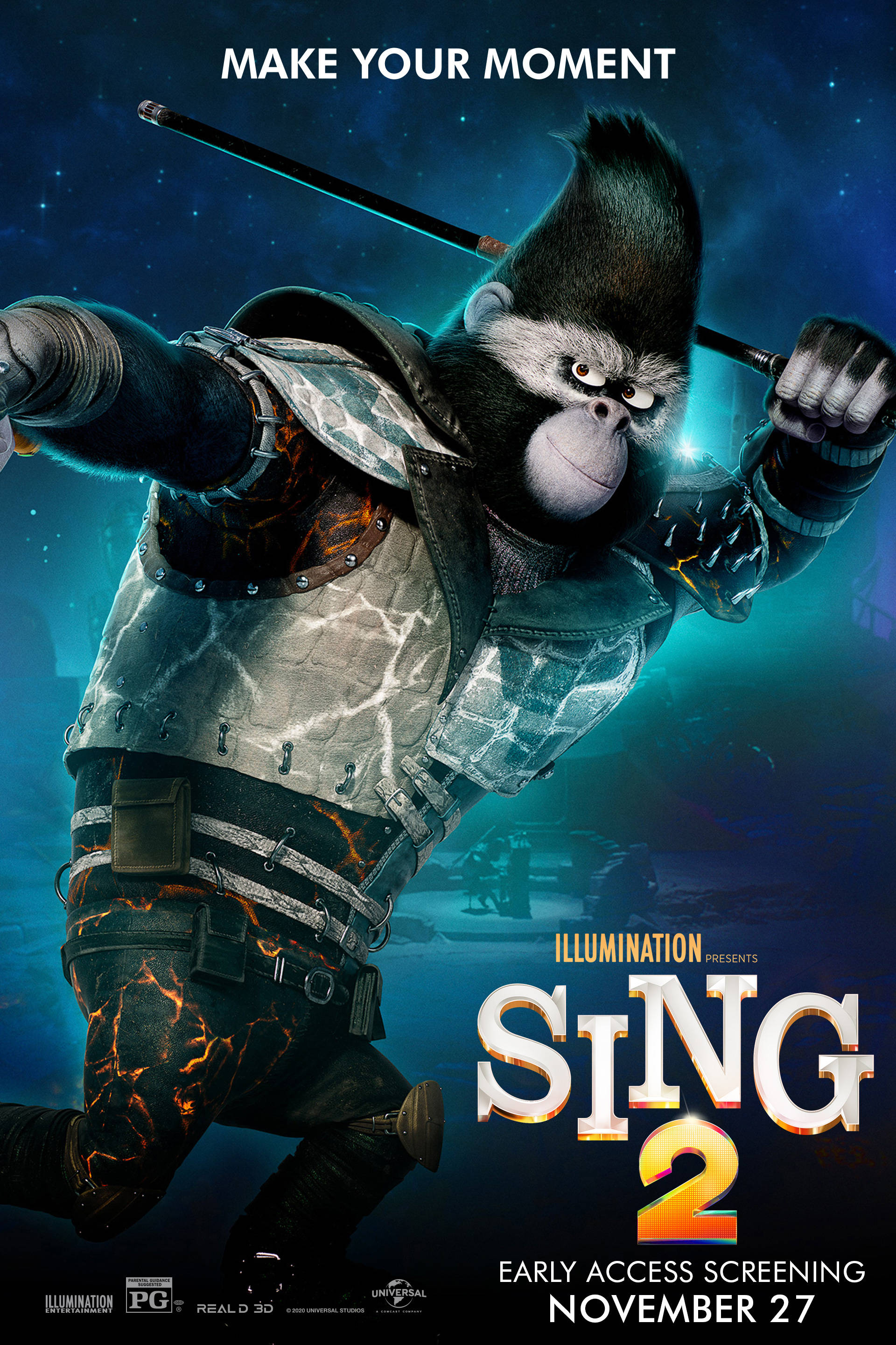 Sing 2: крутой Джонни Шпалери
