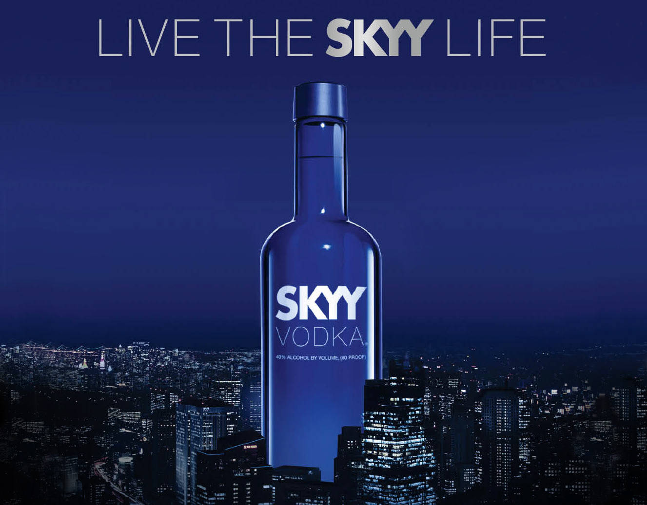 Skyy Vodka Live The Skyy Life Постер Шпалери