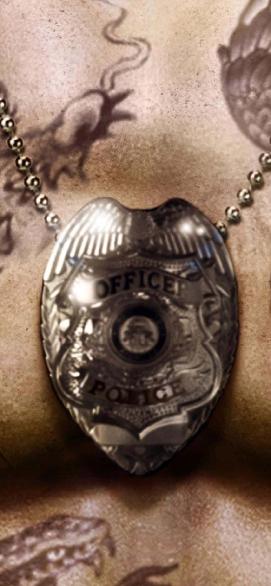 Значок-кулон Sleeping Dogs на фоне для iPhone Xs Шпалери