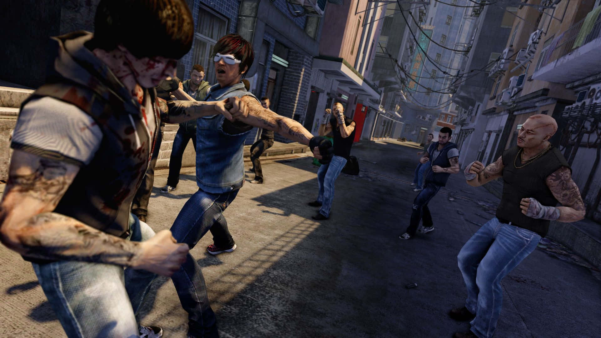 Відкройте для себе світ інтриг і приключений в Sleeping Dogs Шпалери
