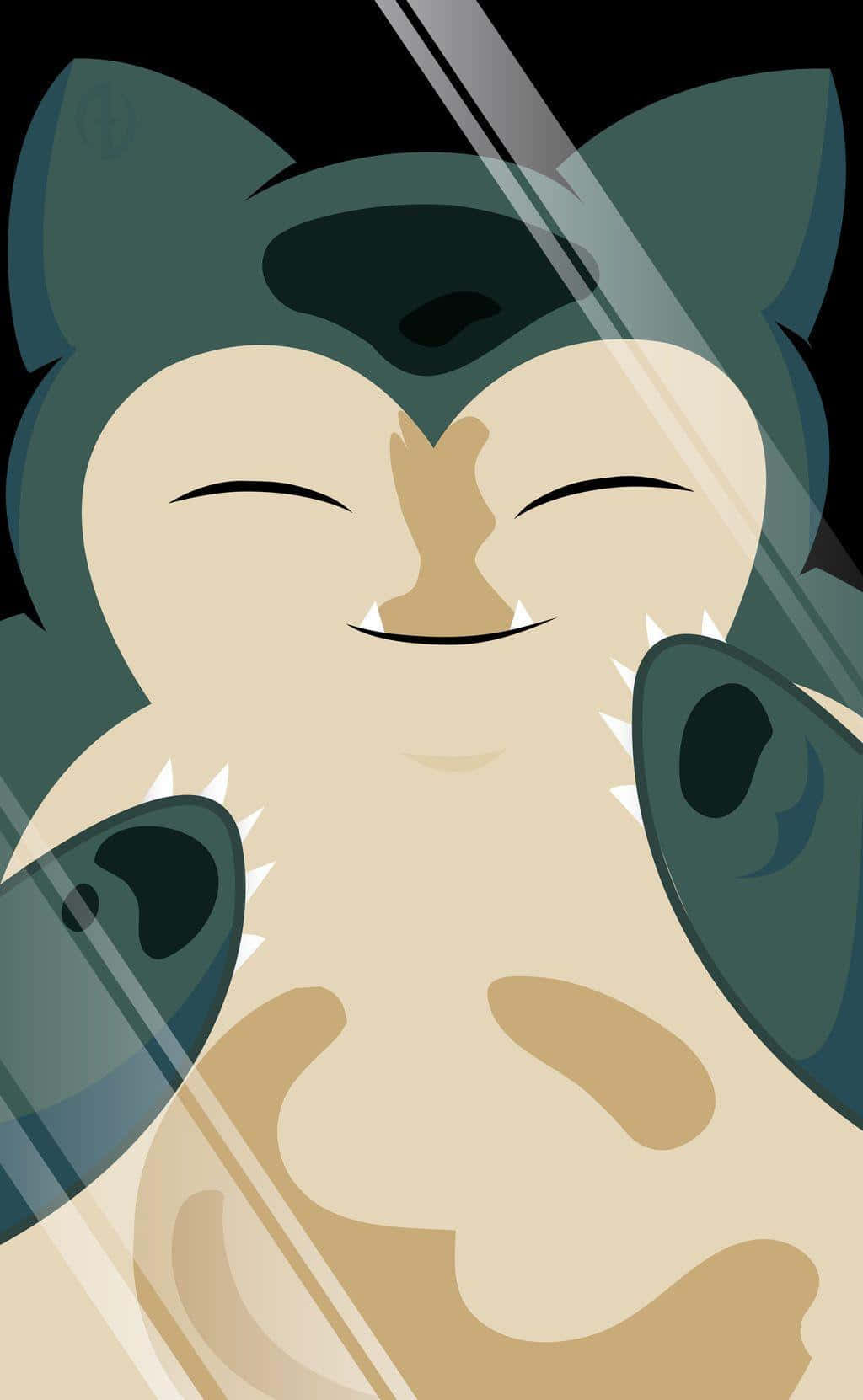 Snorlax віддыхает после обеда Шпалери