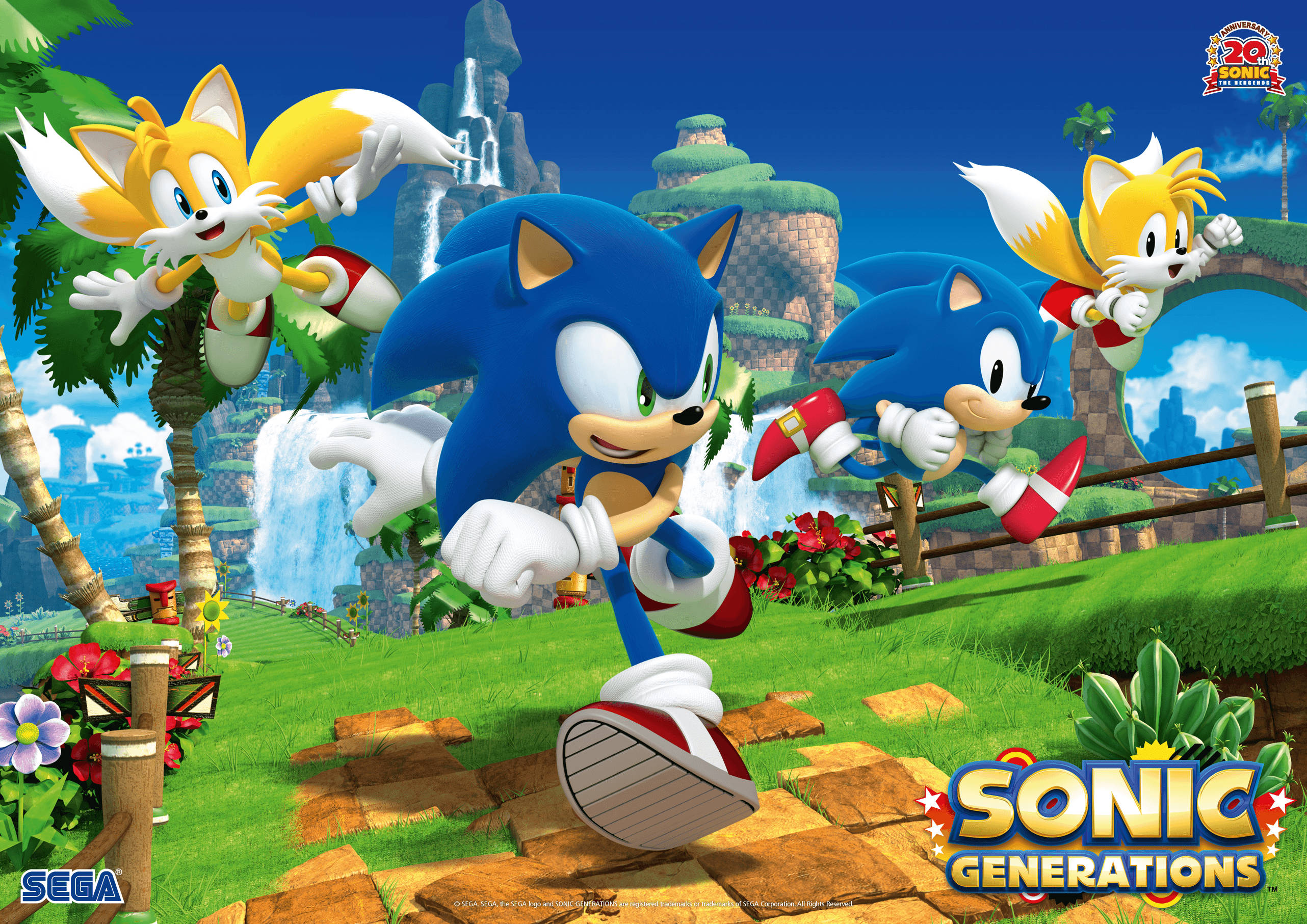Сонік і Тейлз об'єднуються для пригод у Sonic Generations Шпалери