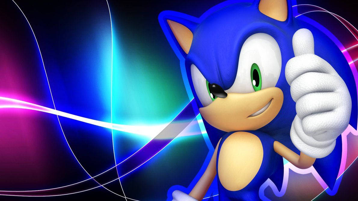 Крутий могутній їжачок Sonic Шпалери