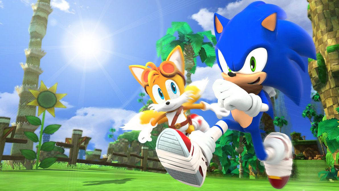 Найкращі друзі, Sonic та Tails Шпалери