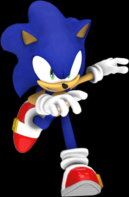 Sonic The Hedgehog Классическая поза Шпалери
