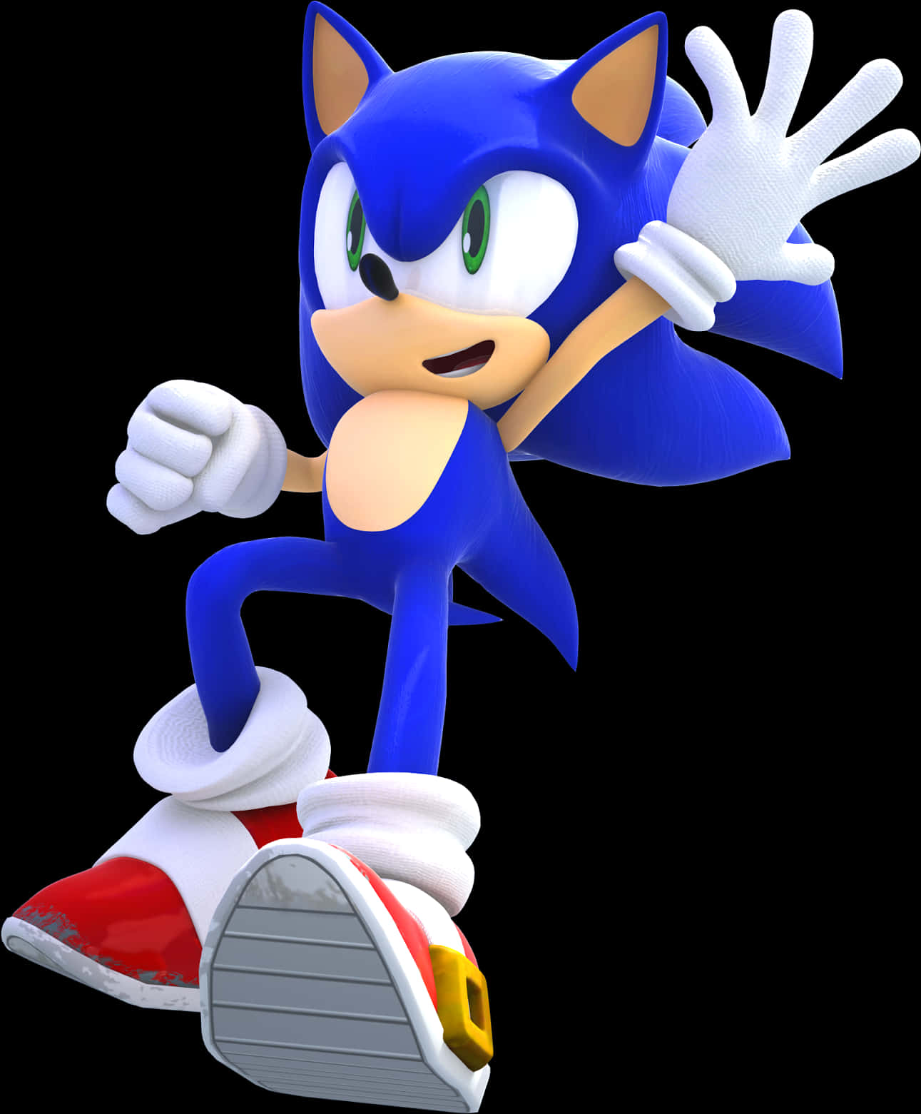 Sonic The Hedgehog в класичній позі Шпалери